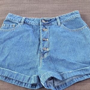 Blue Denim Women's Shorts